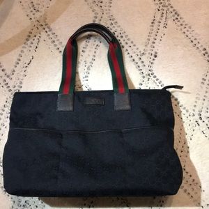 Gucci Monogram Canvas Tote